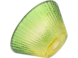 Abajur De Vidro Com Design Em Degradê Verde, Pequeno Abajur Plissado Para Luminárias De Mesa E De Ch Gokoco