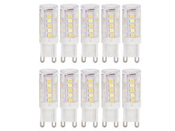 2026 10un Bombilla Led G9 220v Regulável Cerâmica Substituição de Lâmpada Halógena para Candelabro