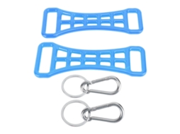 Primerox 2pcs Ferramenta Auxiliar para Fecho de Bota de Esqui Extensor Multifuncional Abs Azul para Entusiastas de Esqui