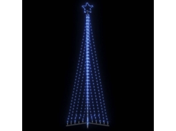 Vidaxl Árvore De Natal Led 495 Leds Azul 300,5 Cm