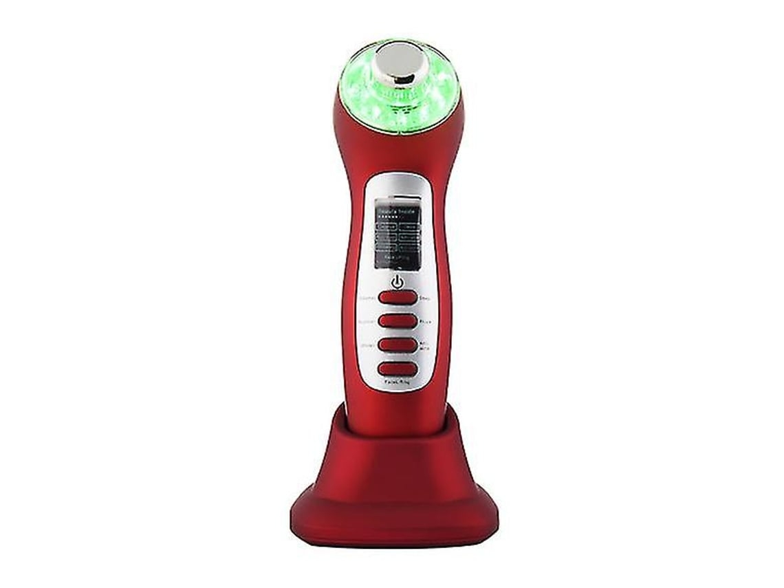 Massageador Facial 7 Em 1 Elevador Facial Sônico De Cuidado De Fótons Com Ledvermelho Yunzii