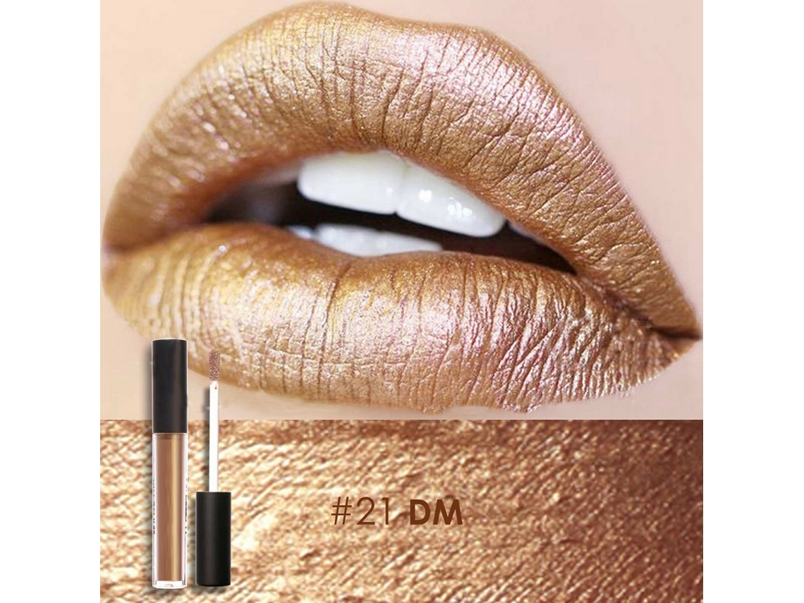 Brillo De Labios De Metal Focallure Duradero Impermeable Hidratante Maquillaje 6