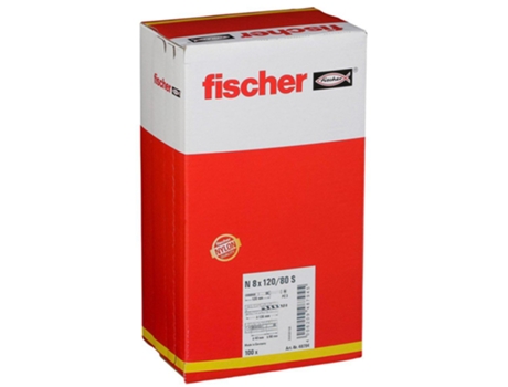 Fischer Group Nail Anchor N 8X120/80 S 100 Units