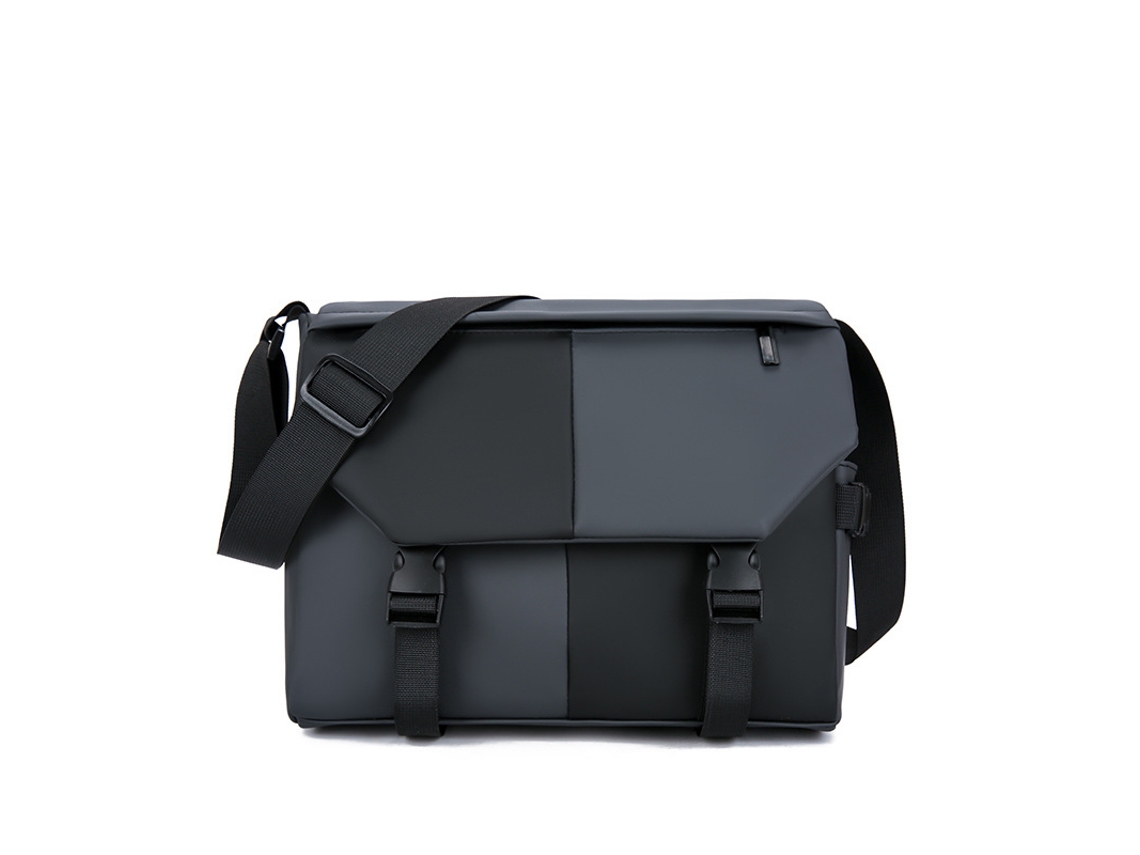 (cinza) Bolsa De Ombro, Bolsa Transversal Masculina, Grande Capacidade, Multifuncional, Tecido Oxford Impermeável.