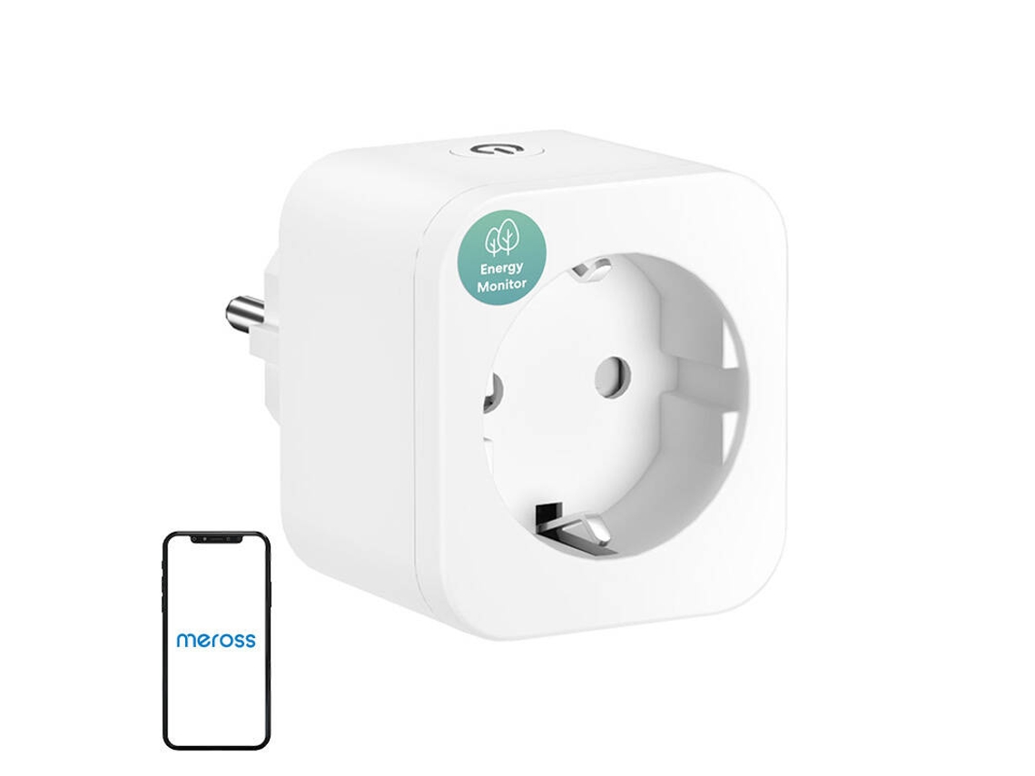 Tomada inteligente Mss305 EU para sistemas domésticos inteligentes e medição de energia Meross