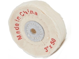 Disco De Polimento Algodão 7, 6cm 3 Polegadas Para Joias, Ferramentas De Metal, Madeira, Plástico, Cerâmica E Vidro, Com