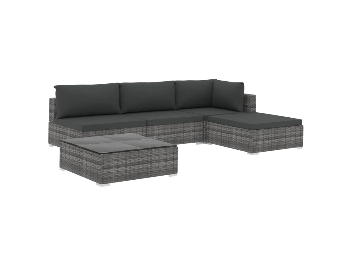 Garden Lounge Set, Garden Lounge Sets Vidaxl Cinzeto Rattan / Vime (n/a)