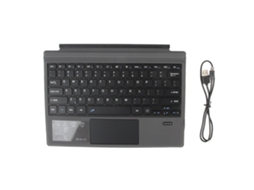 Teclado magnético Bluetooth sem fio portátil ultrafino com touchpad para Pro 3, 4, 5, 6 e 7 Slowmoose