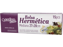 Bolsas Zip Mediana 27X28 15Uds