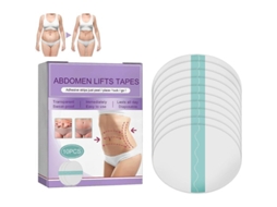 Fitas adesivas Fasst para lifting abdominal, para pele flácida, abdômen distendido, modelagem corporal, rugas e emagrecimento.