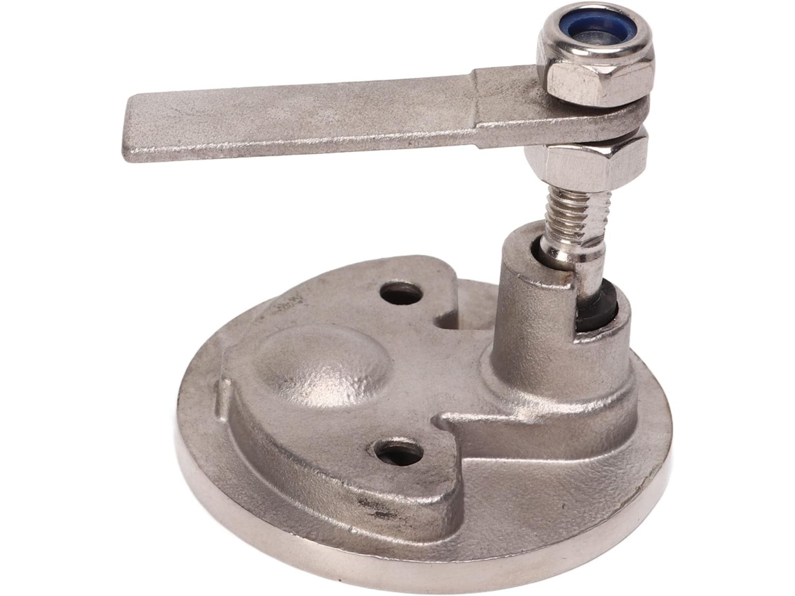 Puxador Náutico em Aço Inox 316 Com Trava Came, 61x57mm,