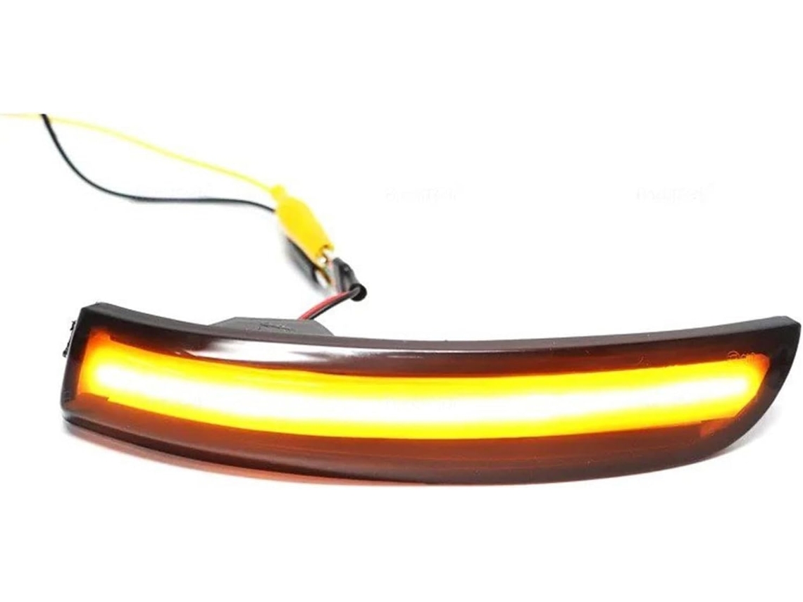 Piscas De Led 2 Unidades Para Retrovisores Laterais Dinâmicos, Compatíveis Com Ford Kuga, Ecosport, C Max E Ford Mk3