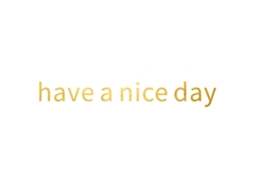 Rebe-stickers De Parede Com Texto "have A Nice Day" Para Dormitório E Televisor Decoração Moderna Dourada