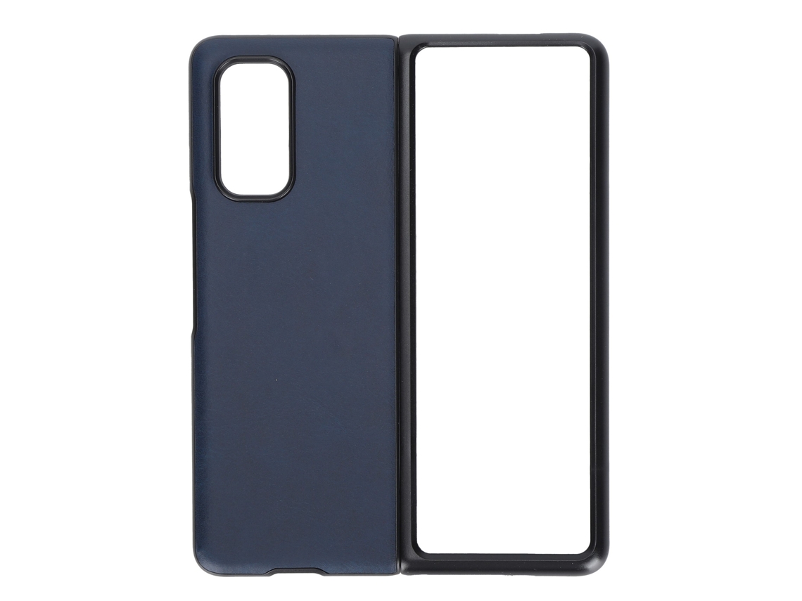 Mali capa de Couro para Xiaomi Mix Fold Tela Dobrável Abs Proteção Completa Smartphone Azul