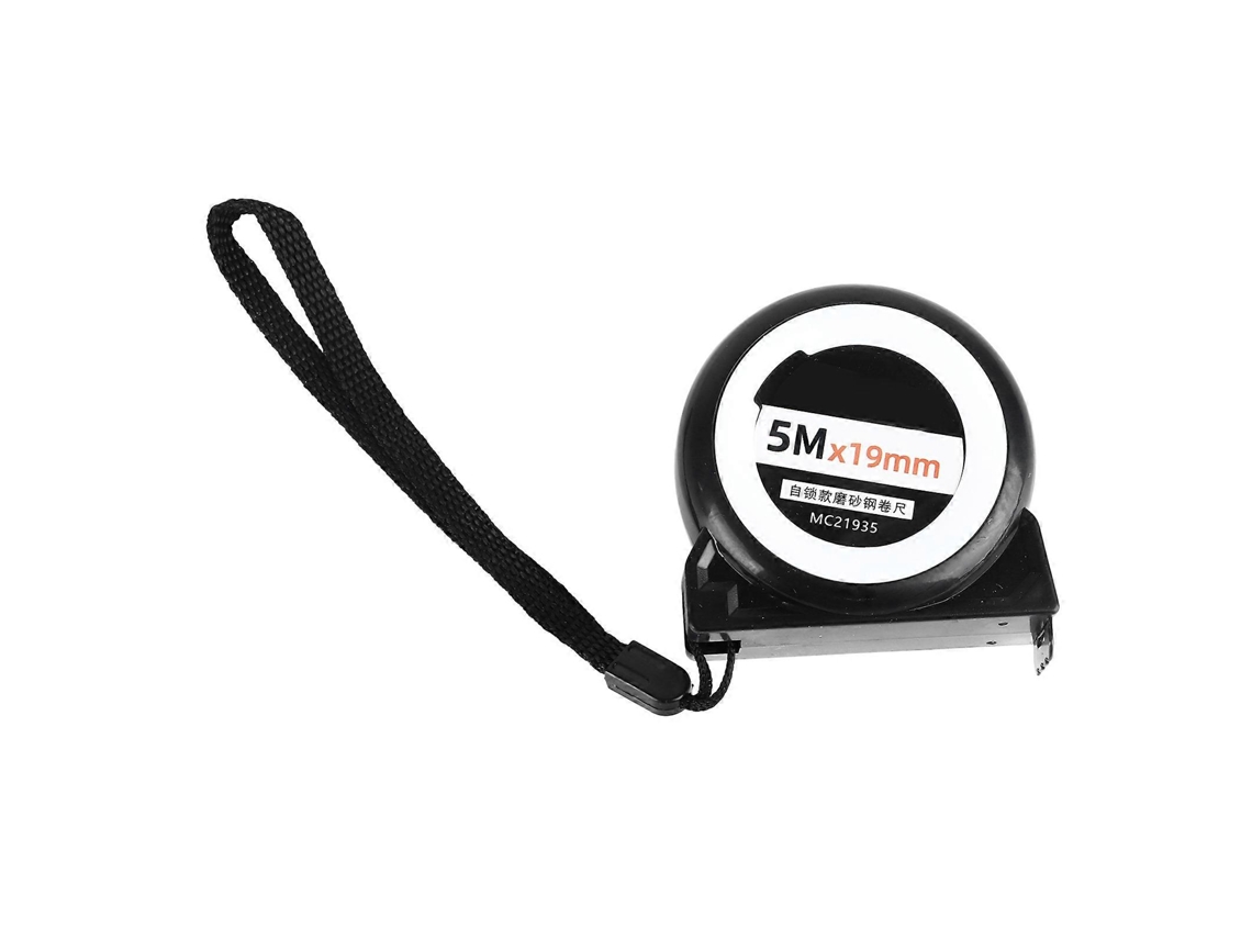 Fita Métrica De Aço De Alta Precisão, Fita Métrica Retrátil Com Autotravamento E Acabamento Fosco, 5 Metros, 19 Mm Aquaforge