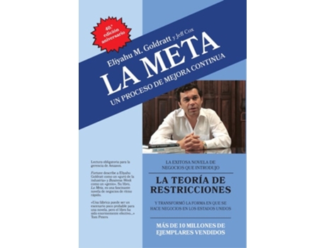 Livro Meta Un Processo de Mejora Continua de Eliyahu M Goldratt e Jeff Cox (Espanhol)