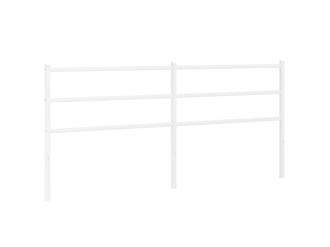 Cabeceira de substituição de 200 cm em metal branco, exclusiva da MAISON.