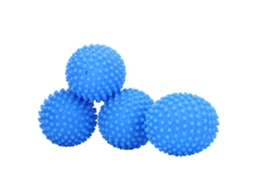 4pcs Bolas de Lavagem Oval Reutilizáveis de Pvc Macio para Máquina de Lavar Roupa | S/MARCA