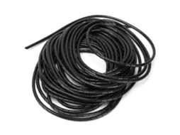 Laxiscreed Cabo Espiral Com Fio Reforçado, 5m, Preto, Para Organização De Cabos De Computador
