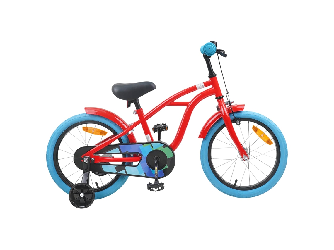Vidaxl Bicicleta Infantil 16 Polegadas Para Crianças De 4 A 6 Anos