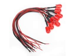 50 Lâmpadas Led Coloridas 12v 10mm 0.06w