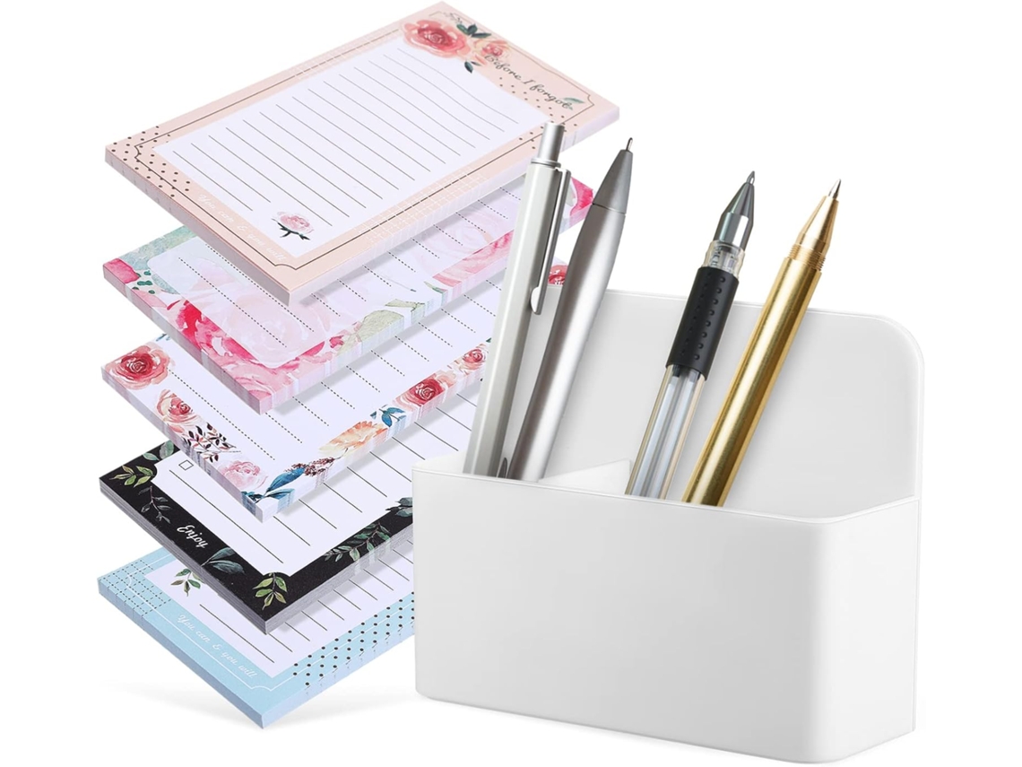 1 Ensemble Set De Notes Para Refrigerador Com Porte Stylo Pratique Lista De Pratos E Rappels Cozinha