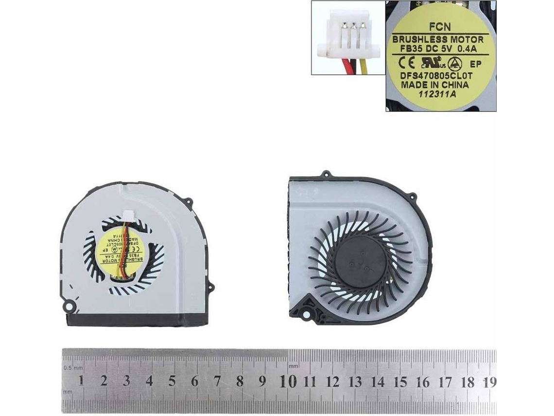Ventilador de CPU HP Pavilion Dm4-3000 Series Ksb05105Ha