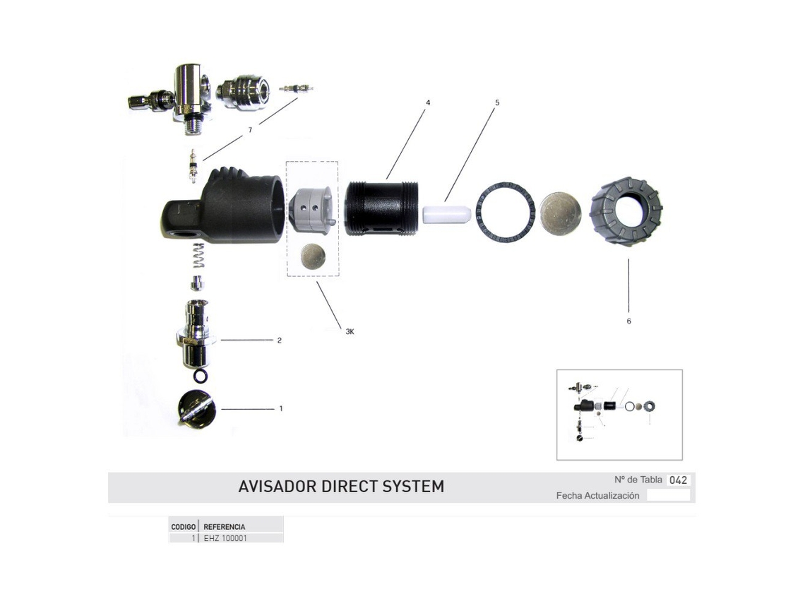 Botão de Metal Direct System Pro Pretocressi