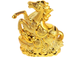 De Cerâmica Em Forma De Cavalo Do Zodíaco Chinês, Cofrinho Decorativo Em Forma De Animal, Estátua Feita À Mão Para Gokoco
