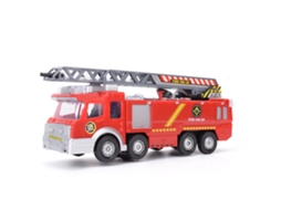 Ats modelo de Caminhão de Bombeiros com Escada Aérea Mini Simulação Brinquedo de Carro para Crianças