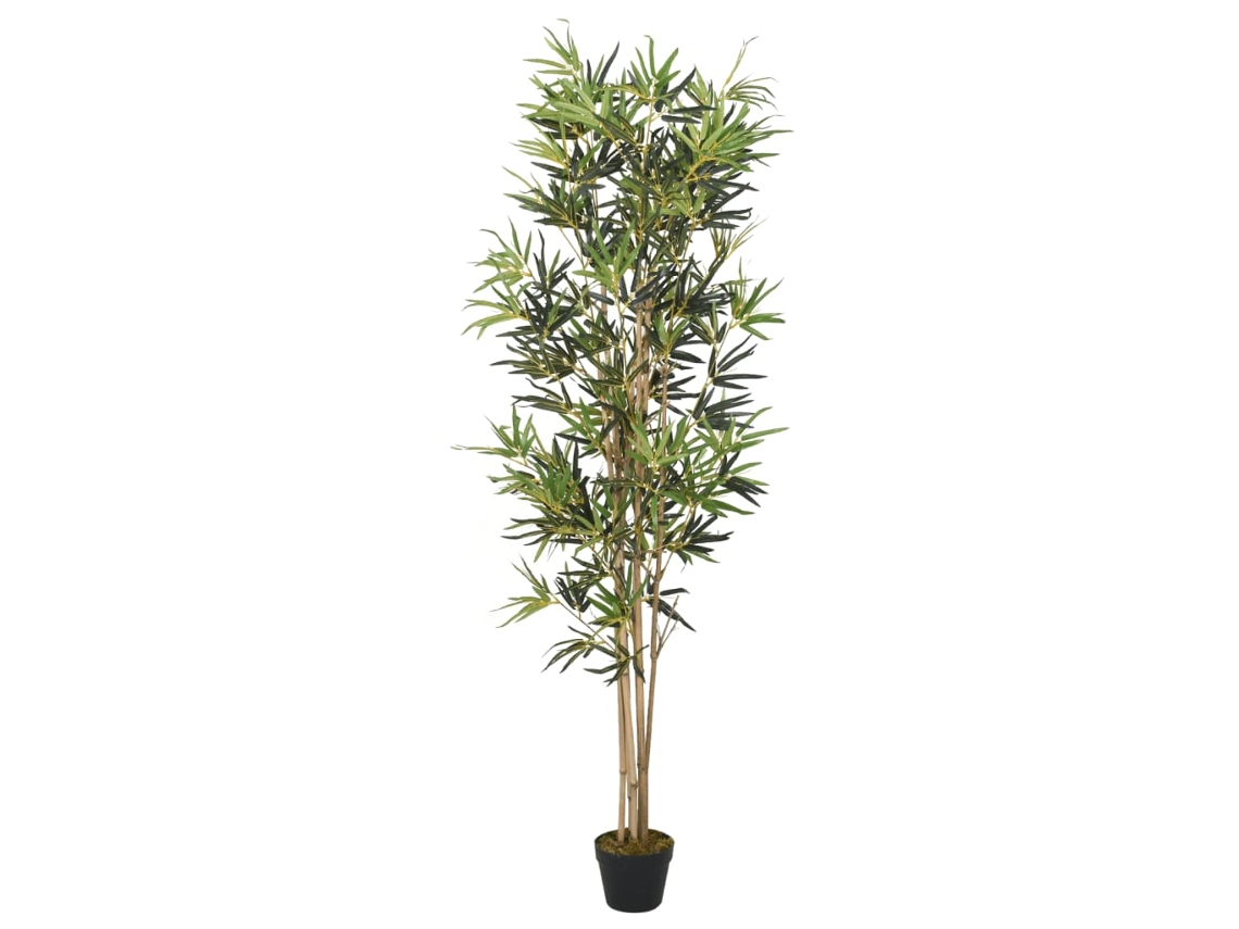 Vidaxl Árvore De Bambu Artificial 1104 Folhas 180 Cm Verde