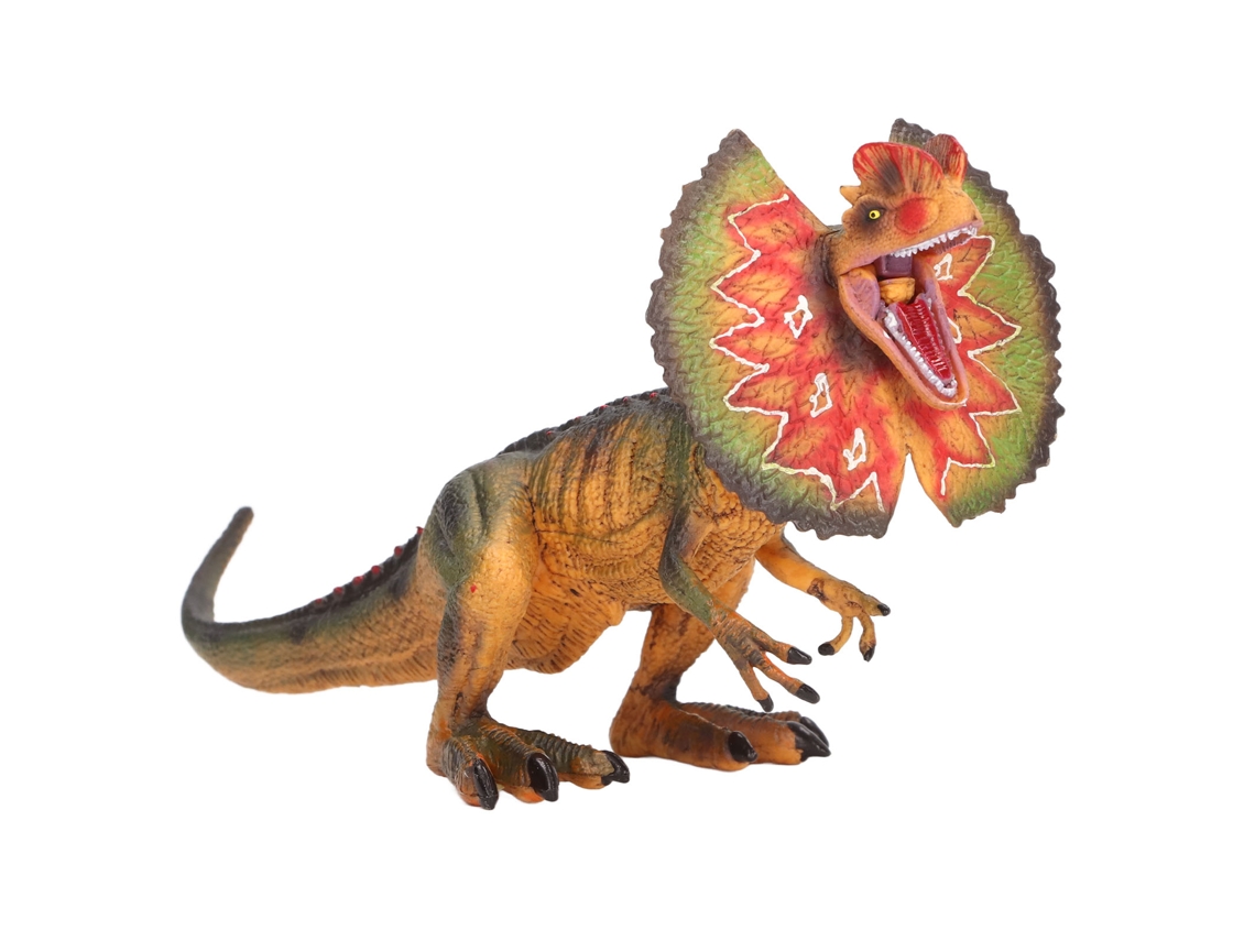 Mali modelo de Dilofossauro Brinquedo de Dinossauro Figurina Coleção Presente Aniversário para Crianças 3 Anos+