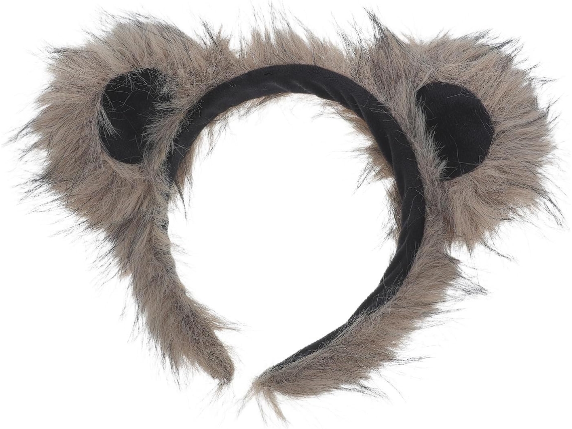 Tiara Com Orelhas De Urso: Tiara Com Estampa De Animais Do Zoológico, Acessório