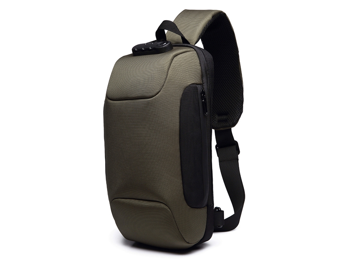 Mochila Torácica Masculina Resistente À Água Oxford