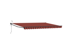 Conjunto 1 Toldo Elétrico Vidaxl Laranja Poliéster (5 X 3 M)