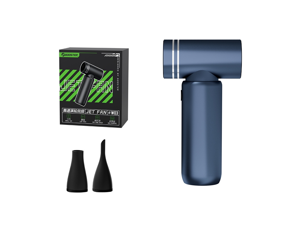Mini Aspirador de Pó Portátil de Alta Velocidade com Turbina a Jato Superalimentada, 110.000 Rpm MDUG (azul)