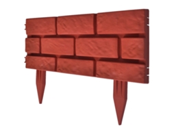 Lawn Divider, Lawn Dividers Vidaxl Vermelho Plástico