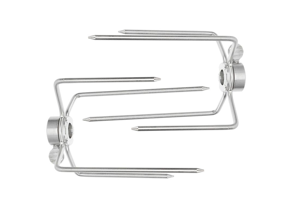 2pcs Garfos Para Assar Frango Em Aço Inoxidável Allinless