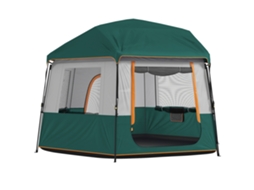Barraca de Camping para 4-6 Pessoas, Impermeável, 3000mm, Cobertura Removível, UV30+ | S/MARCA