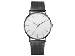 Reloj De Pulsera Analógico De Cuarzo Con Dial Redondo Moda Simple Accesorio De Joyería