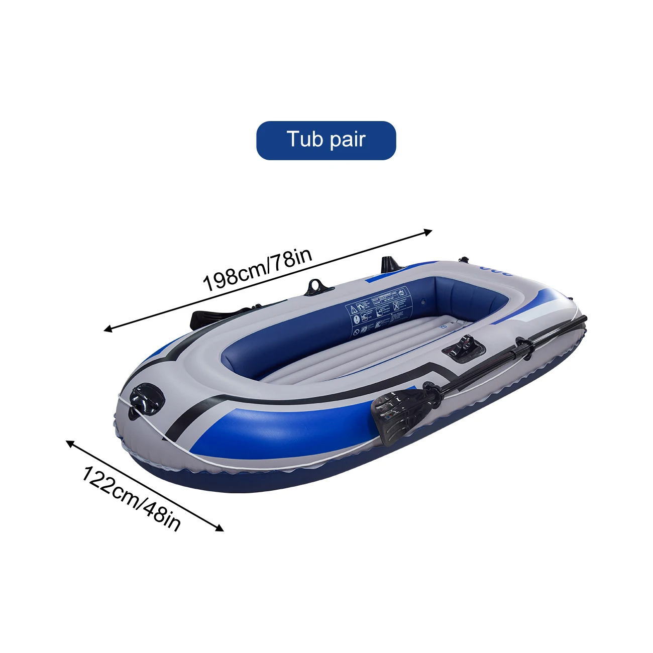 (par De Banheiras) 1 Barco Inflável, Jangada Flutuante Para Piscina/lago Para Adultos, Jangada Portátil Para Pesca