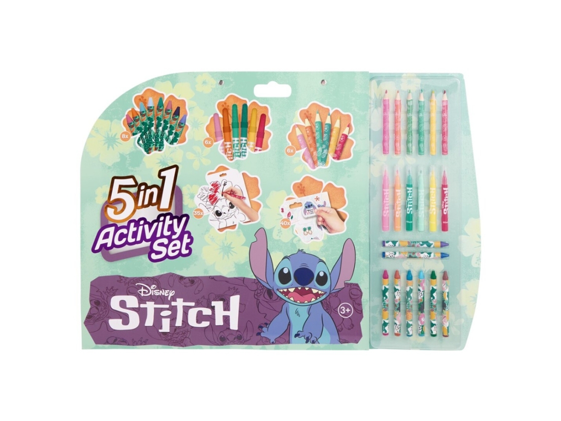 Conjunto De Atividades Stitch 5 Em 1 87006