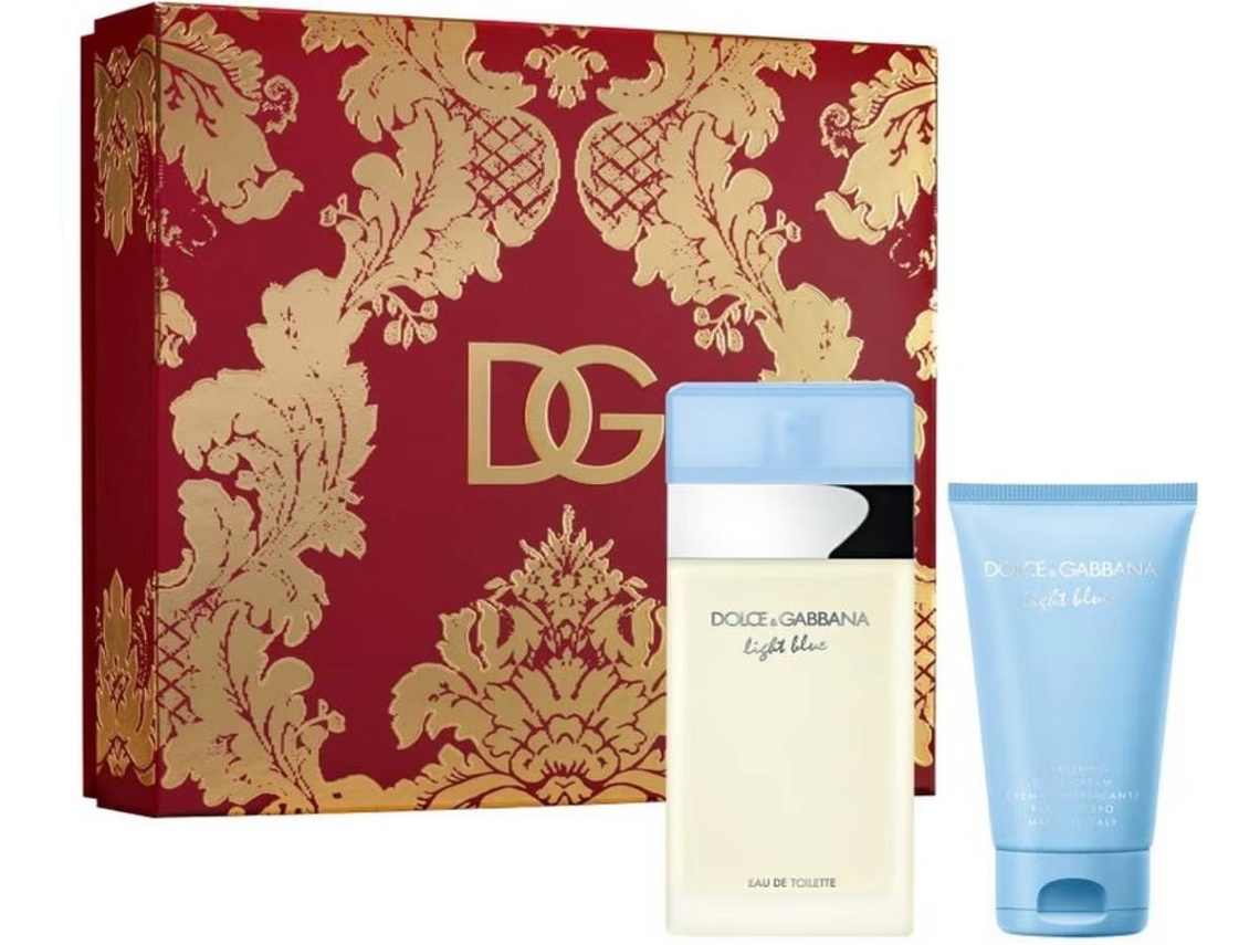Coffret de Perfume DOLCE &amp; GABBANA Light Blue Eau de Toilette (100 ml) + Creme Corpo (50 ml)