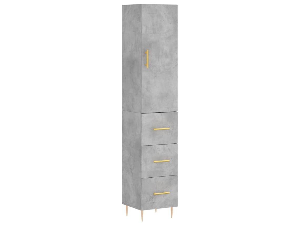 Highboard, Highboards Vidaxl Cinzeto Madeira Processada (n/a)