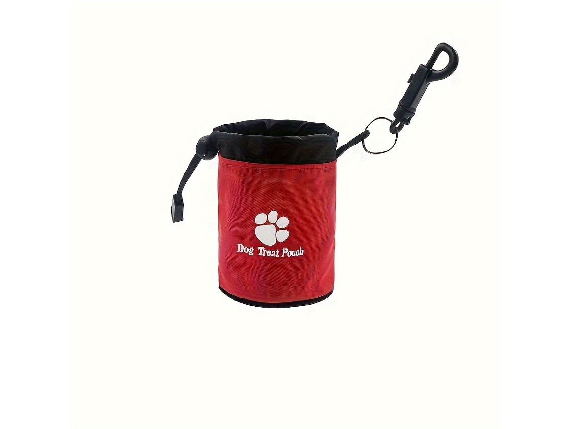 Saco para Guloseimas Cães com Fecho de Clipe Portátil e Resistente em Poliéster Treino Animais de Estimação, Ergonômico, Uso Diário STELASPLEN
