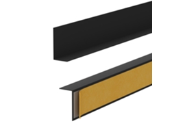 Quest Rodapé Pvc 30x30 Mm Rígido Autoadesivo Resistente Uv, 275 Cm, Preto