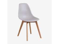 Conjunto de 4 Cadeiras de Jantar SKLUM Nordic (Polipropileno - Cinzento - 85 x 46 x 53 cm)