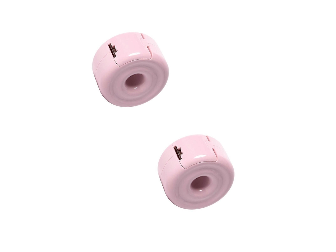 Conjunto de 2 Dispensadores Fita Adesiva para Escritório com Mecanismo Corte Rasgar Forma Limpa e Ma Nter o Espaço Trabalho GOKOCO