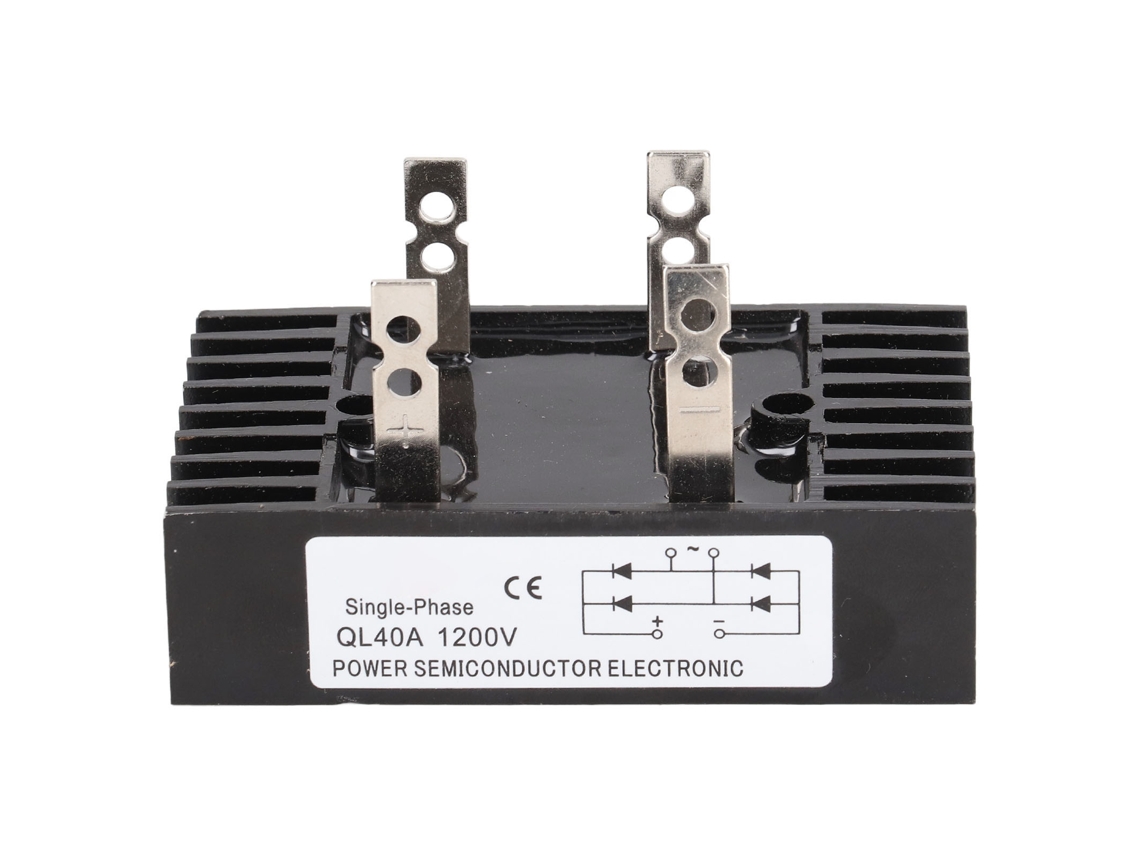 Rectificador Puente Trifásico 40a 1200v Diodo de Rectificación de Potencia para Equipos Eléctricos