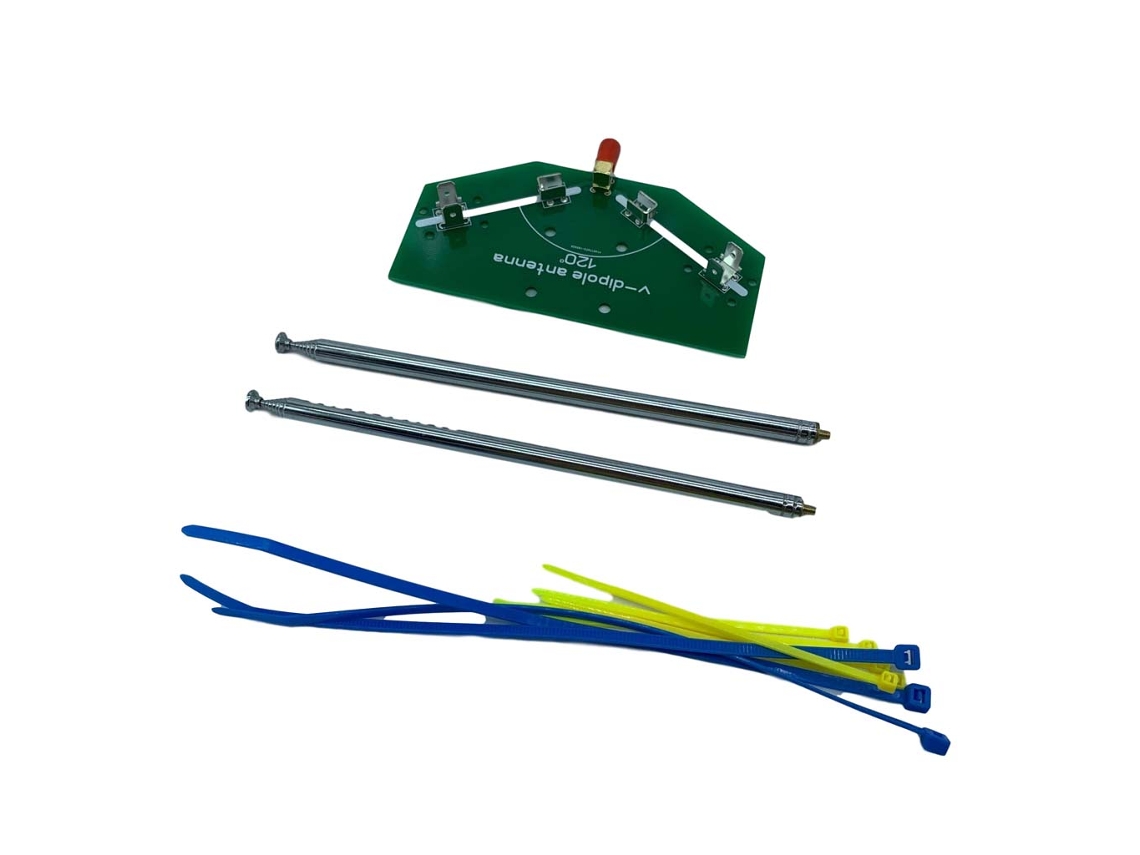 78m 1 Ghz Frekvensmottagning 137mhz Positiv V Horn Antena Haste V Dipol Kit Diy Aquaforge